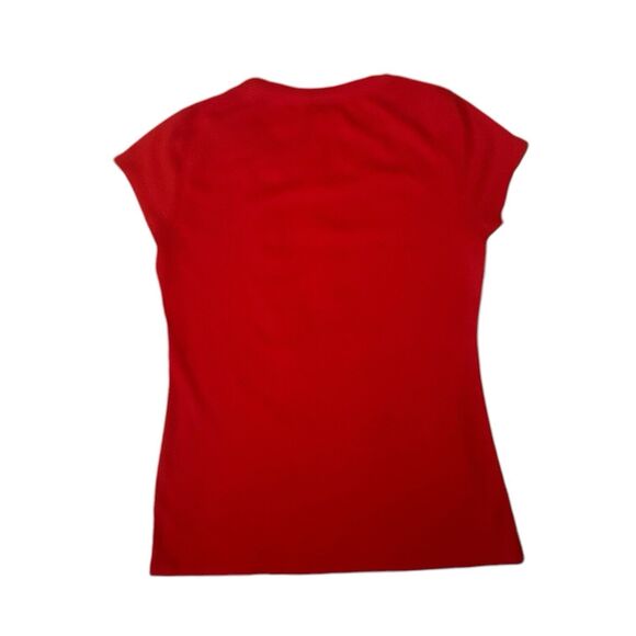 Hybrid Apparel Patriotic Peace Hand Sign American Flag USA Tee Sz L - Picture 2 of 3